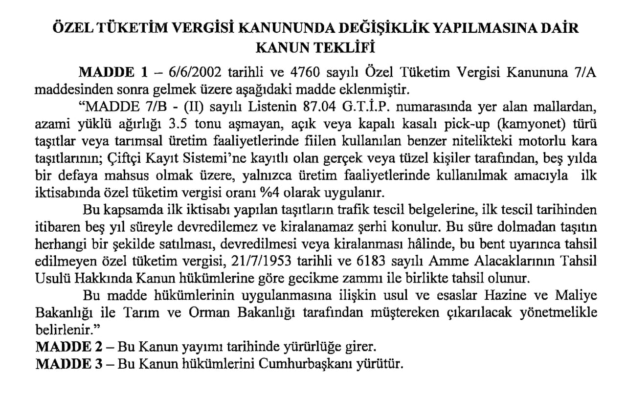 ciftcilere-pick-up-araclarda-otv-indirimi-gelebilir-0-fGucHptb Çiftçilere pick-up araçlarda ÖTV indirimi gelebilir