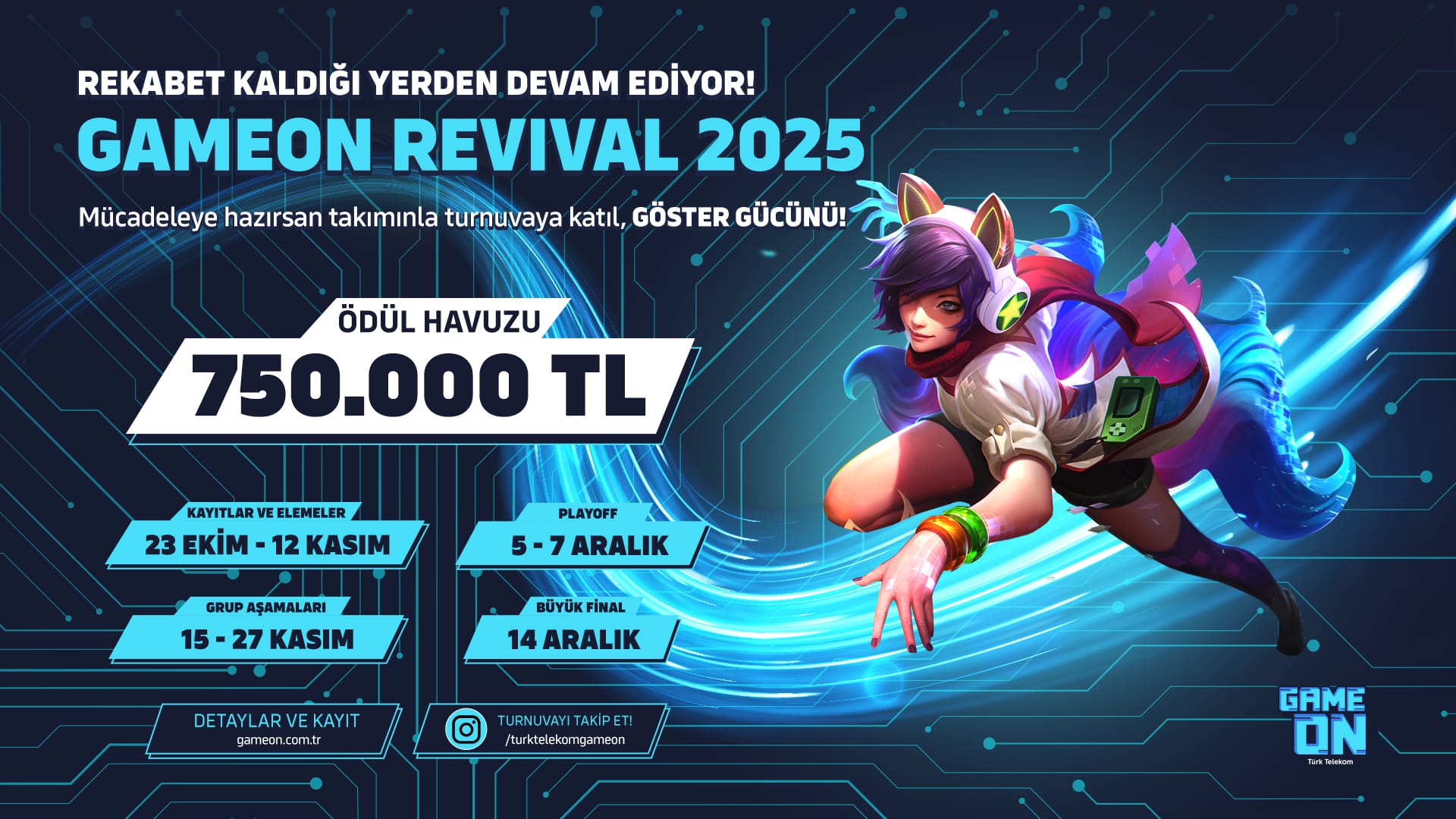 oyun-oyna-para-kazan-750000-tllik-gameon-revival-2025-basliyor-0-UTt5UfNT Oyun oyna para kazan: 750.000 TL’lik GAMEON Revival 2025 başlıyor!