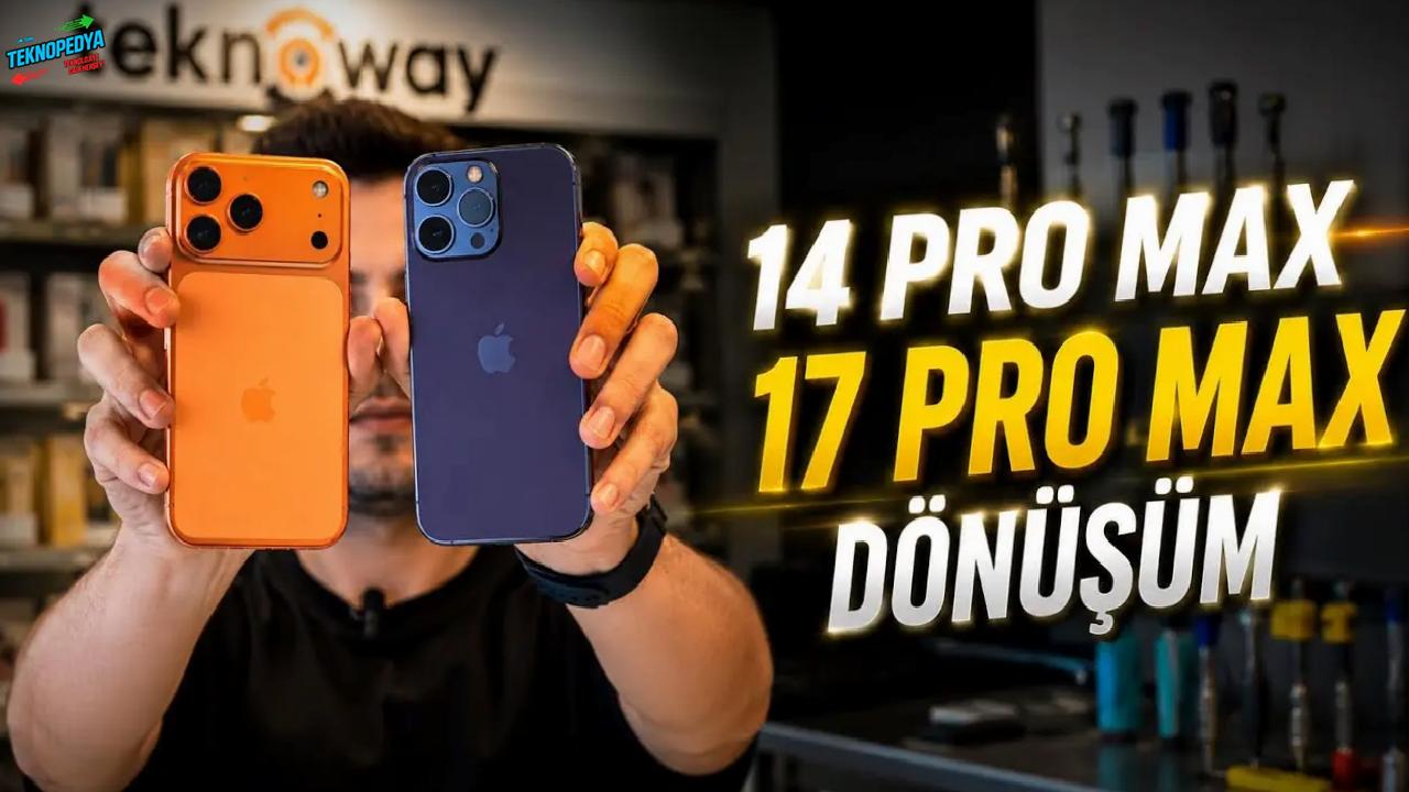 iPhone 14 Pro Max’i iPhone 17 Pro Max’e Dönüştürdük!