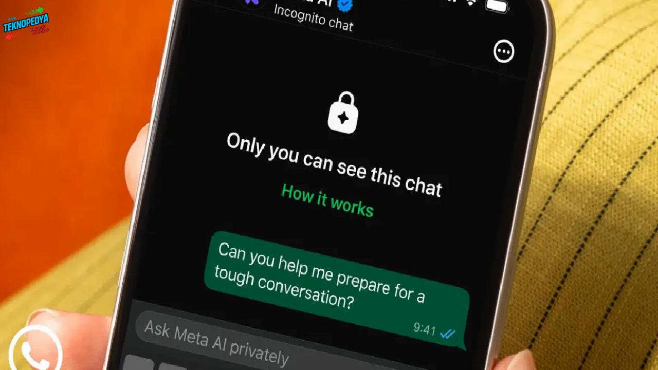 WhatsApp Meta AI için Incognito Sohbet Özelliğini Duyurdu