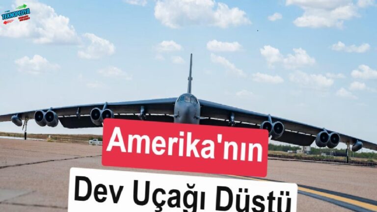ABD’de B-52 Stratofortress ağır bombardıman uçağı düştü