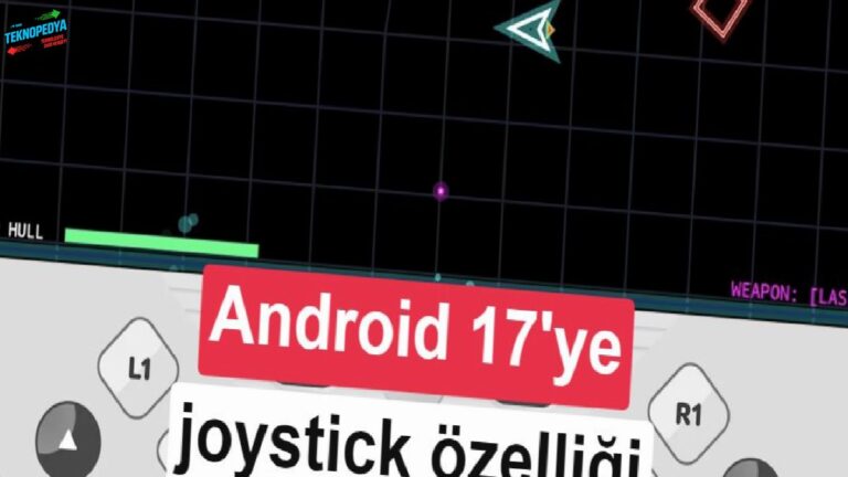 Android 17 ile katlanabilir telefonlara sanal oyun kumandası geliyor