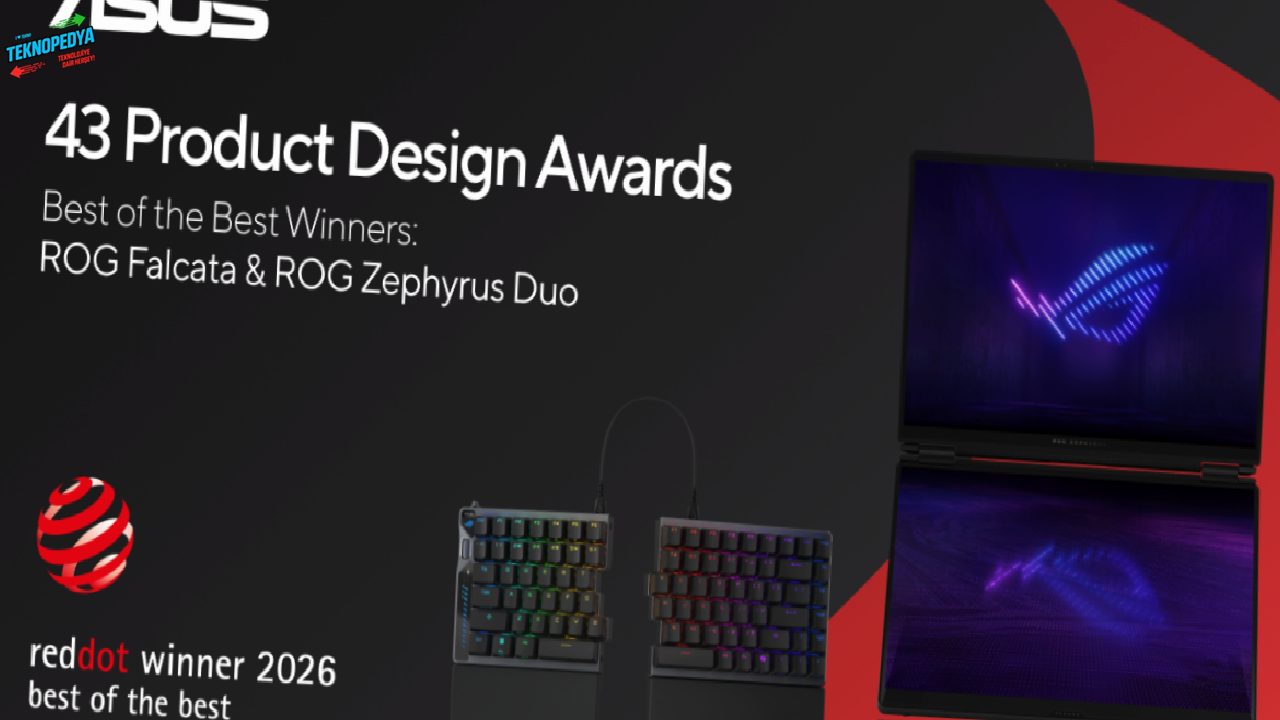 ASUS ve ROG, 2026 Red Dot ödüllerinden 43 mükafatla ayrıldı