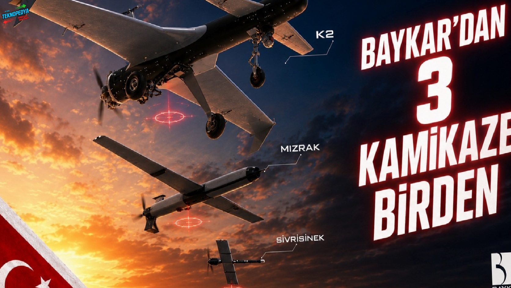 Baykar SAHA 2026’da K2, Mızrak ve Sivrisinek’i tanıttı: yapay zeka dayanaklı sürü taarruz çağı