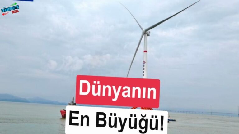 Çin, dünyanın en büyük gergi ayaklı yüzer rüzgar türbinini hizmete alıyor