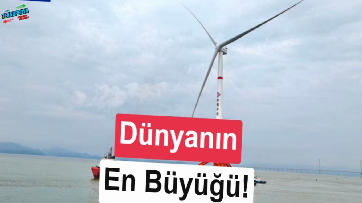 Çin, dünyanın en büyük gergi ayaklı yüzer rüzgar türbinini hizmete alıyor