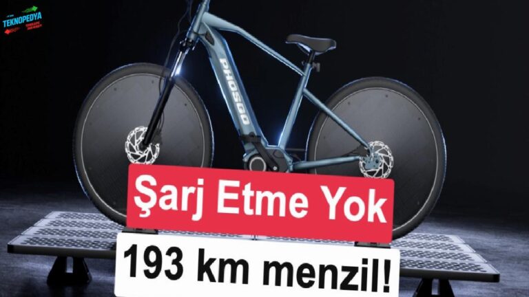 Dünyanın birinci güneş güçlü elektrikli bisikleti tanıtıldı: 193 km menzil!