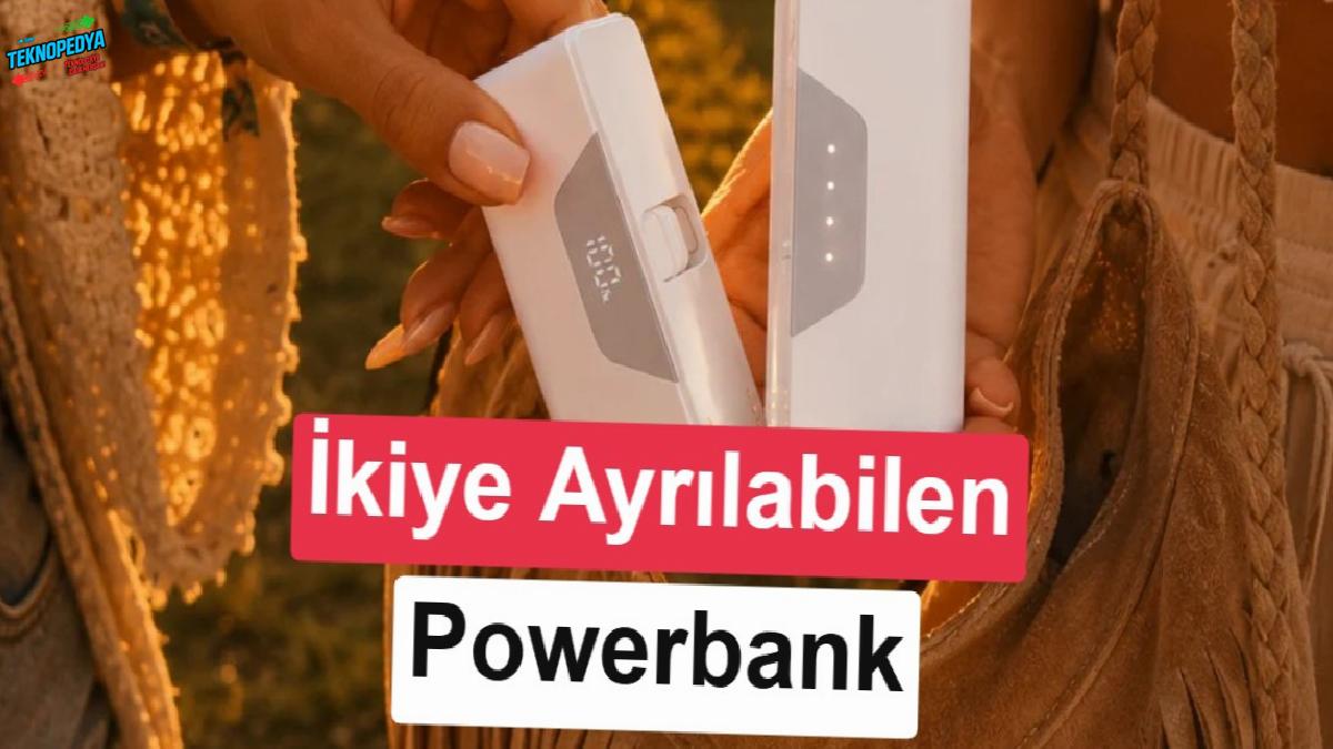 İki modüle ayrılabilen powerbank tanıtıldı