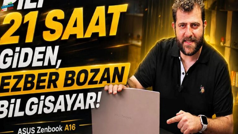 Pili 21 Saat Giden, Ezber Bozan Bilgisayar! ASUS Zenbook A16 İnceleme
