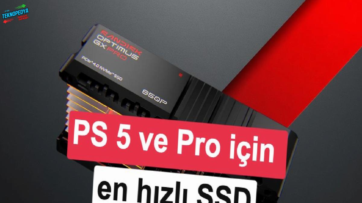 PlayStation 5 için Sandisk yeni bir SSD duyurdu