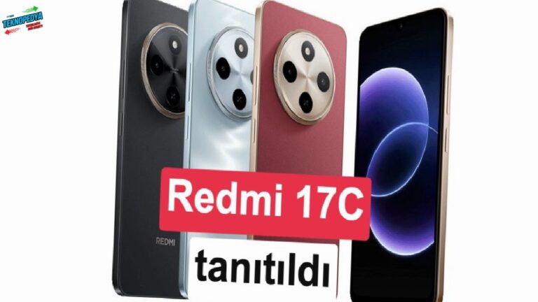 Redmi 17C 4GB RAM ile geliyor