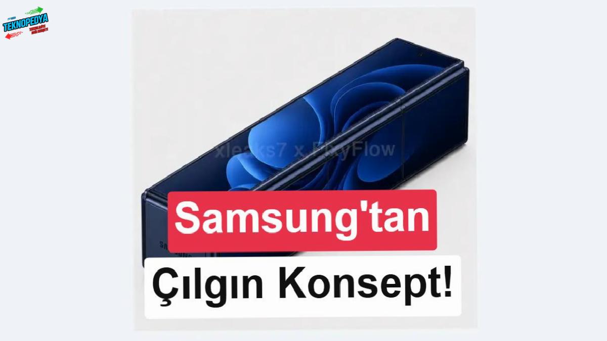 Samsung’dan sıra dışı konsept: Tuğla biçiminde katlanır telefon!