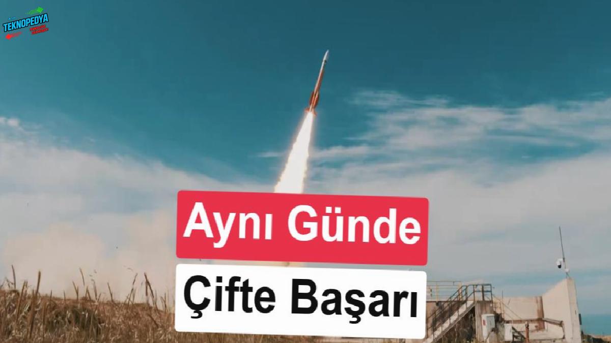SİPER 1 ve SİPER 2 füzeleri birebir günde maksatlarını tam isabetle vurdu