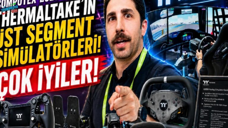 Thermaltake çok kaliteli simülatörler üretmiş ”Computex 2026 Thermaltake Stand Turu”