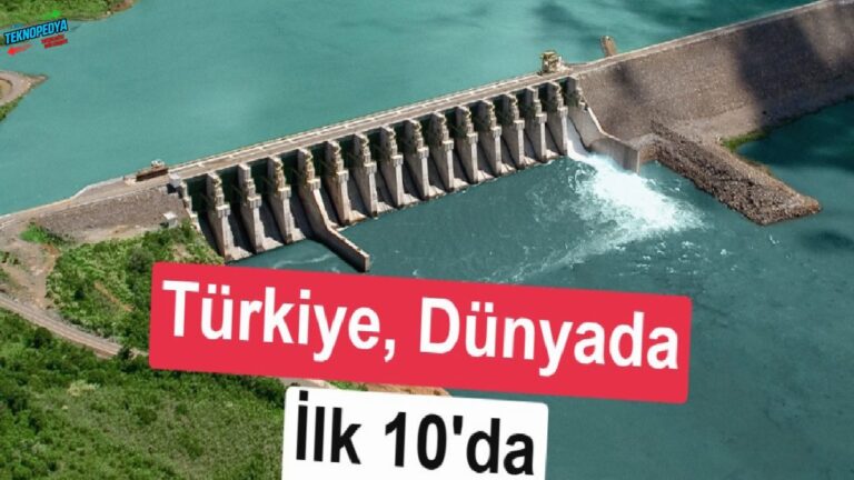Türkiye hidroelektrikte Avrupa’da ikinci: Çin açık ara başkan