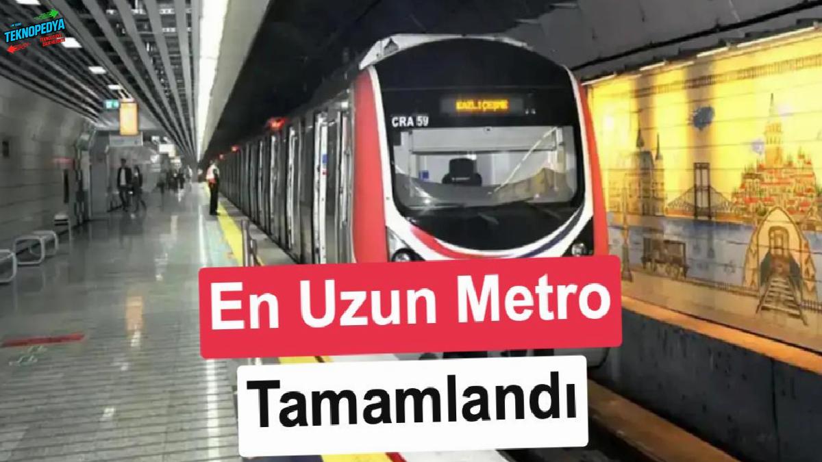 Türkiye’nin en uzun metro ringi açılıyor