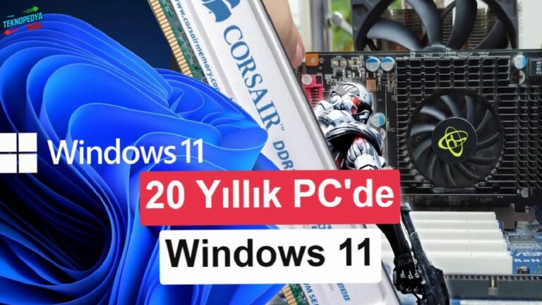 Windows 11, DDR1 tabanlı 2000’lerin PC’sinde çalıştırıldı