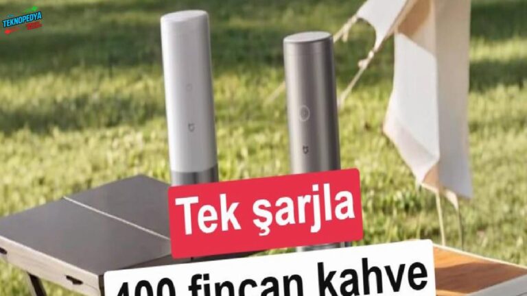 Xiaomi tek şarjla 400 fincan kahve yapabilen taşınabilir kahve makinesi çıkardı