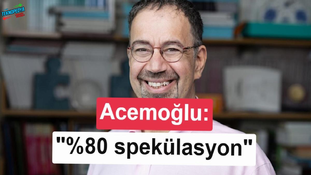 Yapay zeka abartılıyor mu? Nobel ödüllü Daron Acemoğlu konuştu