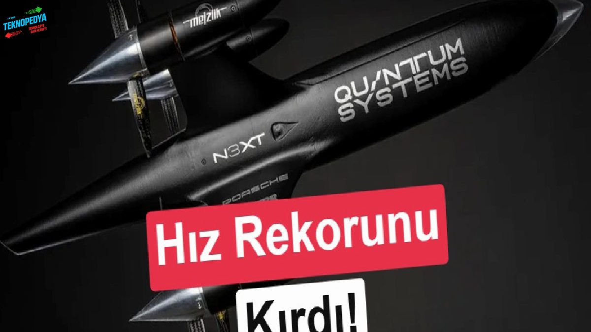 Alman elektrikli drone, 699 km/s sürate ulaşarak rekor kırdı
