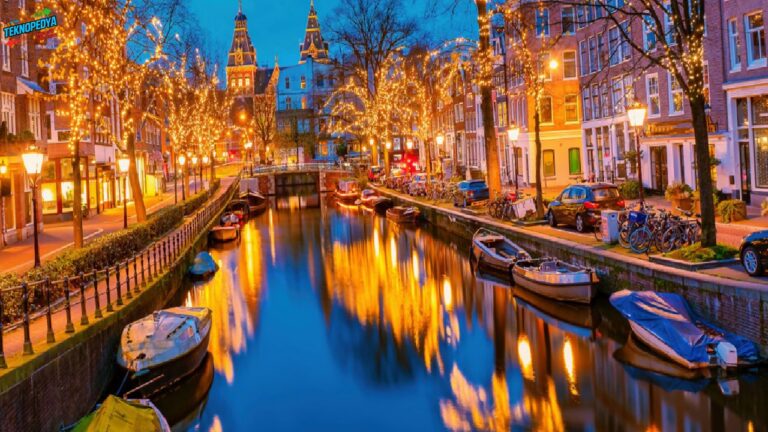 Amsterdam’daki 144 sokak lambası, akıllı bir dijital ağa dönüştü