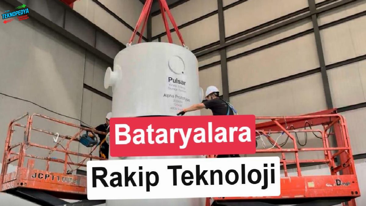 Bataryalara alternatif teknoloji: Dünyanın en büyük volan güç depolama sistemi geliyor