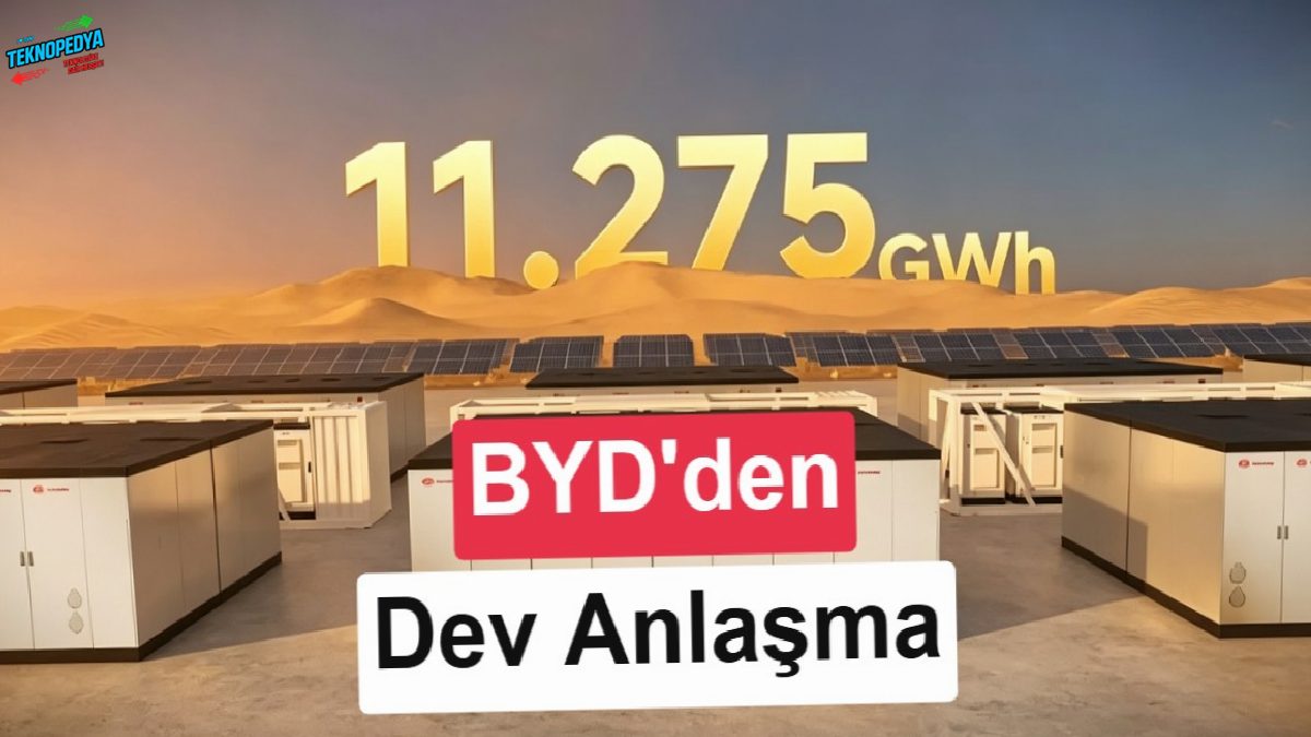 BYD’den dev mutabakat: Dünyanın en büyük depolama projesine 11,3 GWh batarya sağlayacak