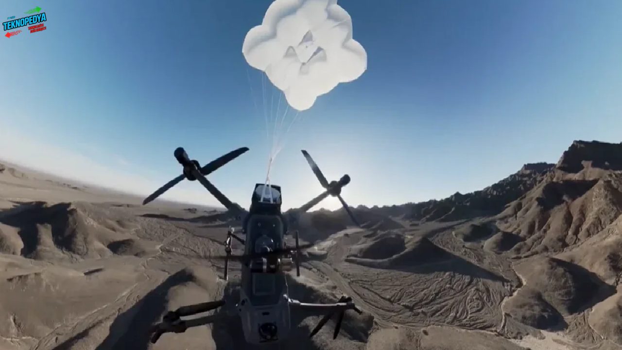 DJI Yüksek Bütçeli Dronelar için Paraşüt Sistemini Duyurdu