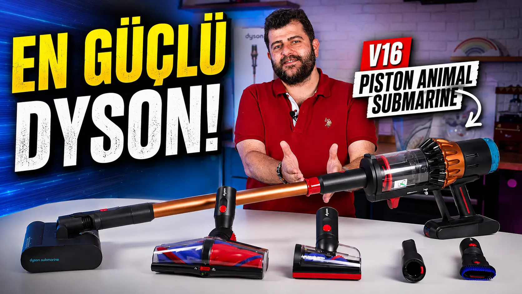 Dyson V16 Piston Animal Submarine İncelemesi: İleri Teknolojilerle Süpürme ve Silme