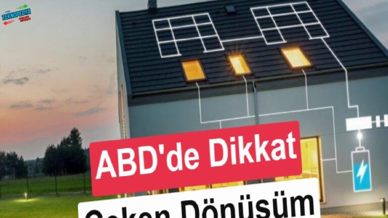 Elektrikte yeni devir: ABD’de mesken tipi batarya suramı rekor kırdı