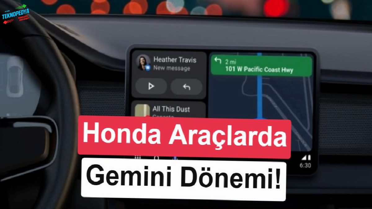 Honda araçlara Google Gemini geliyor: İşte desteklenen modeller