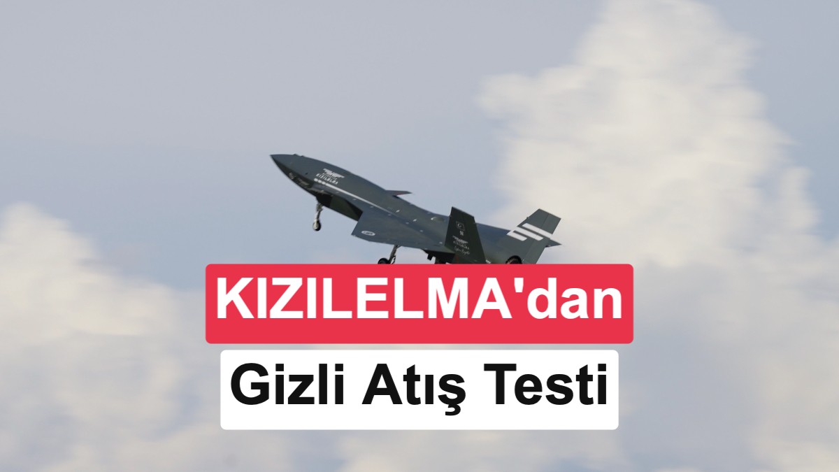 KIZILELMA, Dahili Mühimmat Yuvasından İlk Atışını Başarıyla Gerçekleştirdi