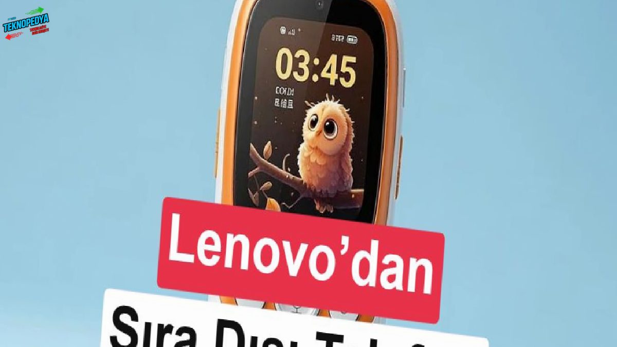 Lenovo’dan öğrenciler için yapay zekalı sıra dışı telefon