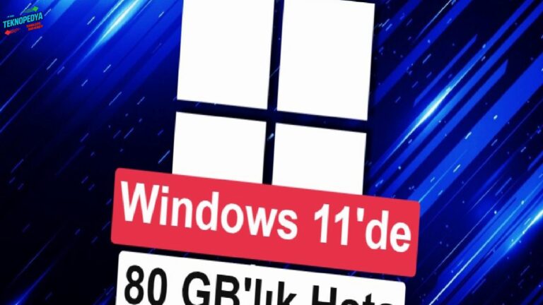 Microsoft, Windows 11’de 80 GB’a kadar şişen sistem belgesi yanılgısını düzeltti