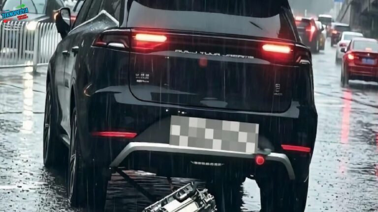 Motoru Düşen BYD Arabası Ortalığı Karıştırdı