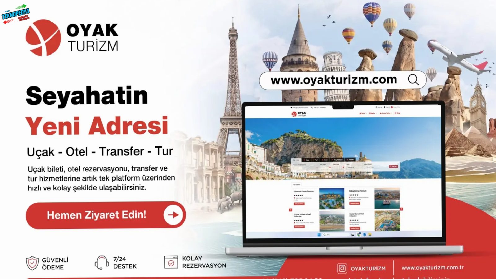 OYAK Turizm Hizmetlerini Dijitalde Tek Çatı Altında Topladı