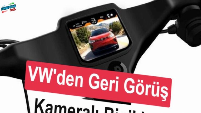 Volkswagen elektrikli bisiklet çıkardı: Ekranı ve geri görüş kamerası var
