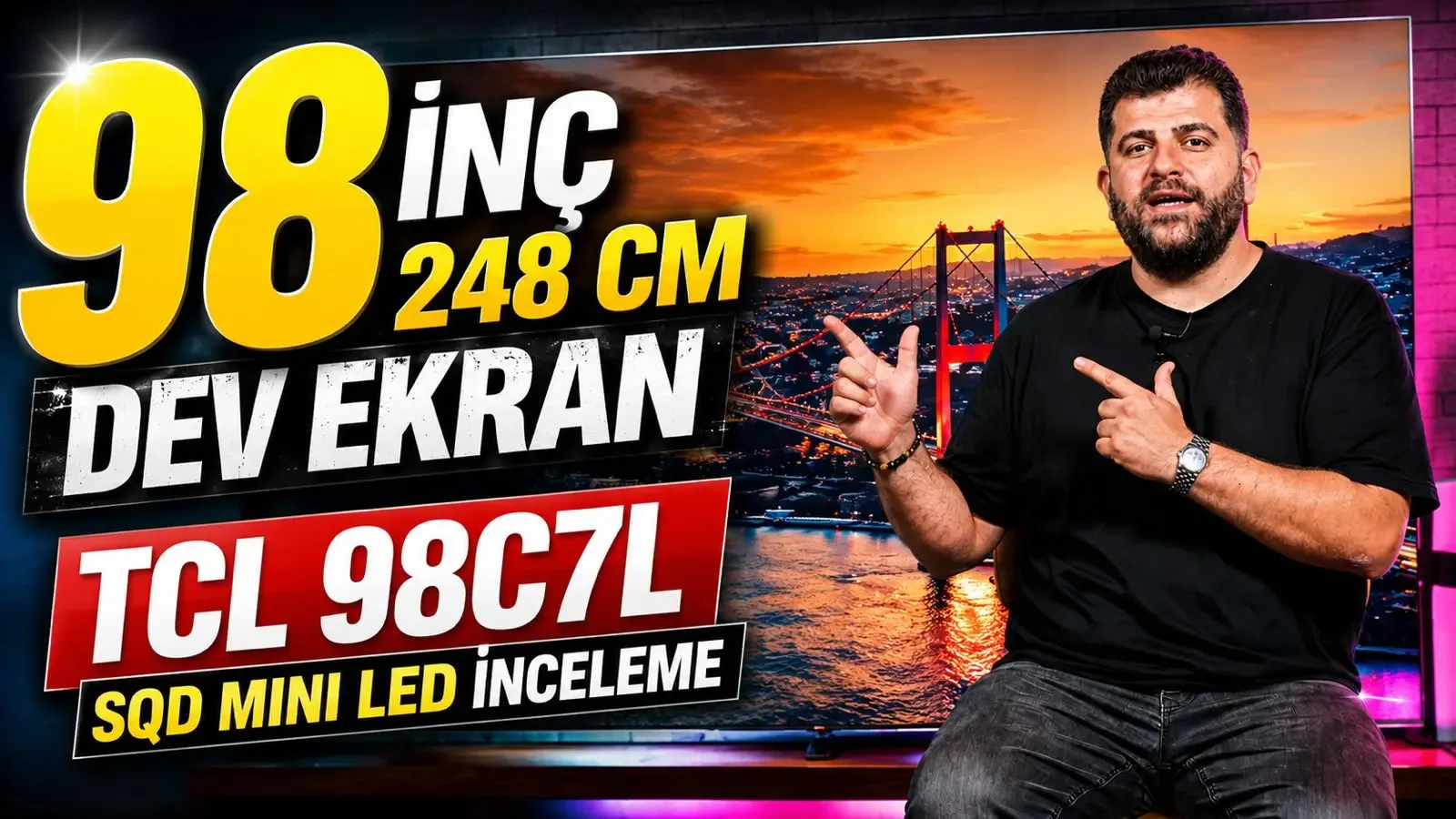 226.000 TL’lik 98 inç 248 Ekran Televizyon: TCL 98C7L İncelemesi