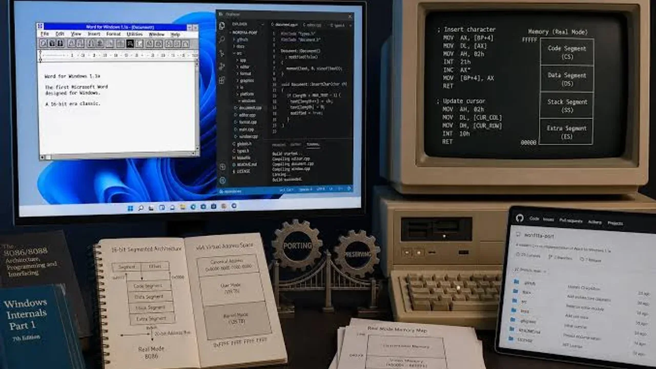 35 Yıllık Microsoft Word Sürümü Windows 11’de Çalıştırıldı