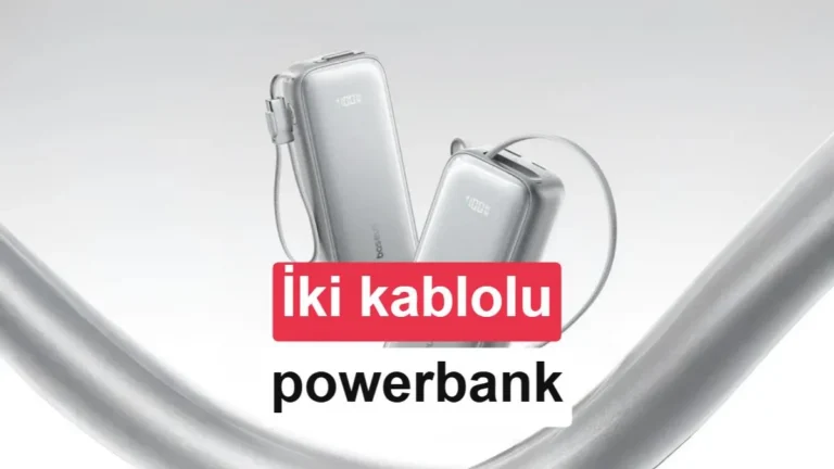Baseus, iki dahili kabloyla yeni Powerbank modeli sundu