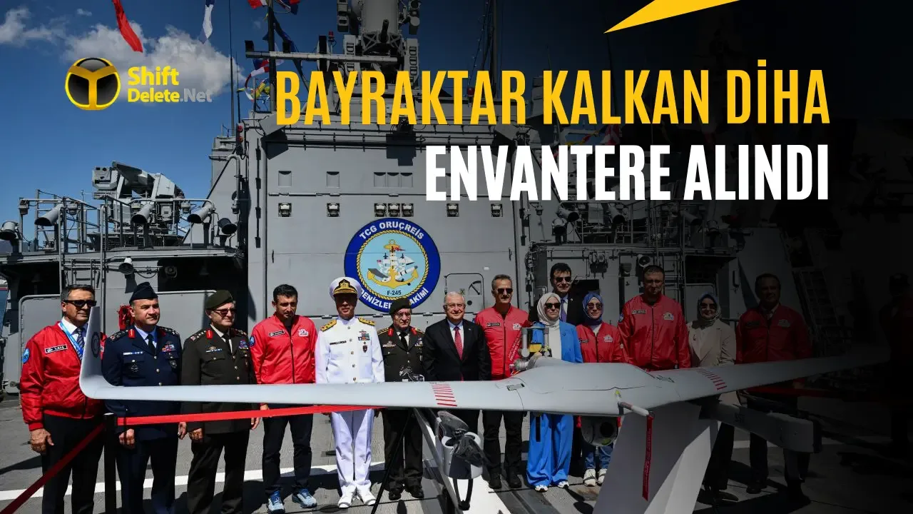 Bayraktar KALKAN DİHA Envantere Girdi: Tören TCG Oruçreis’te Gerçekleştirildi