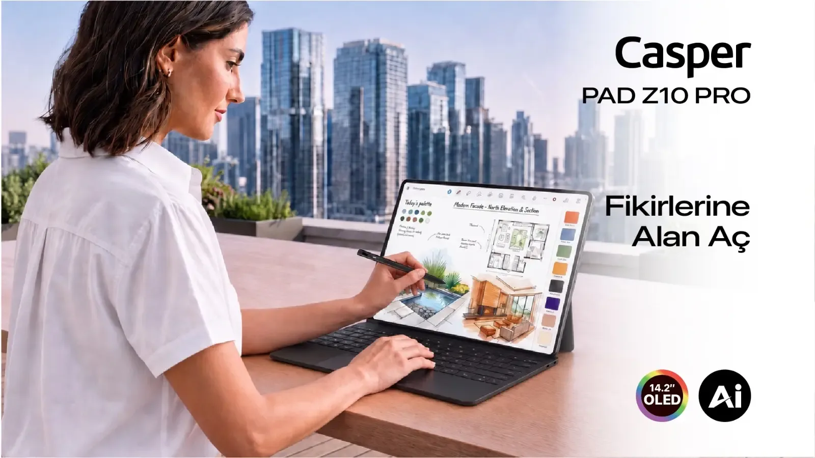 Casper PAD Z10 Pro: Laptop Gibi Mobil Uygulamaları