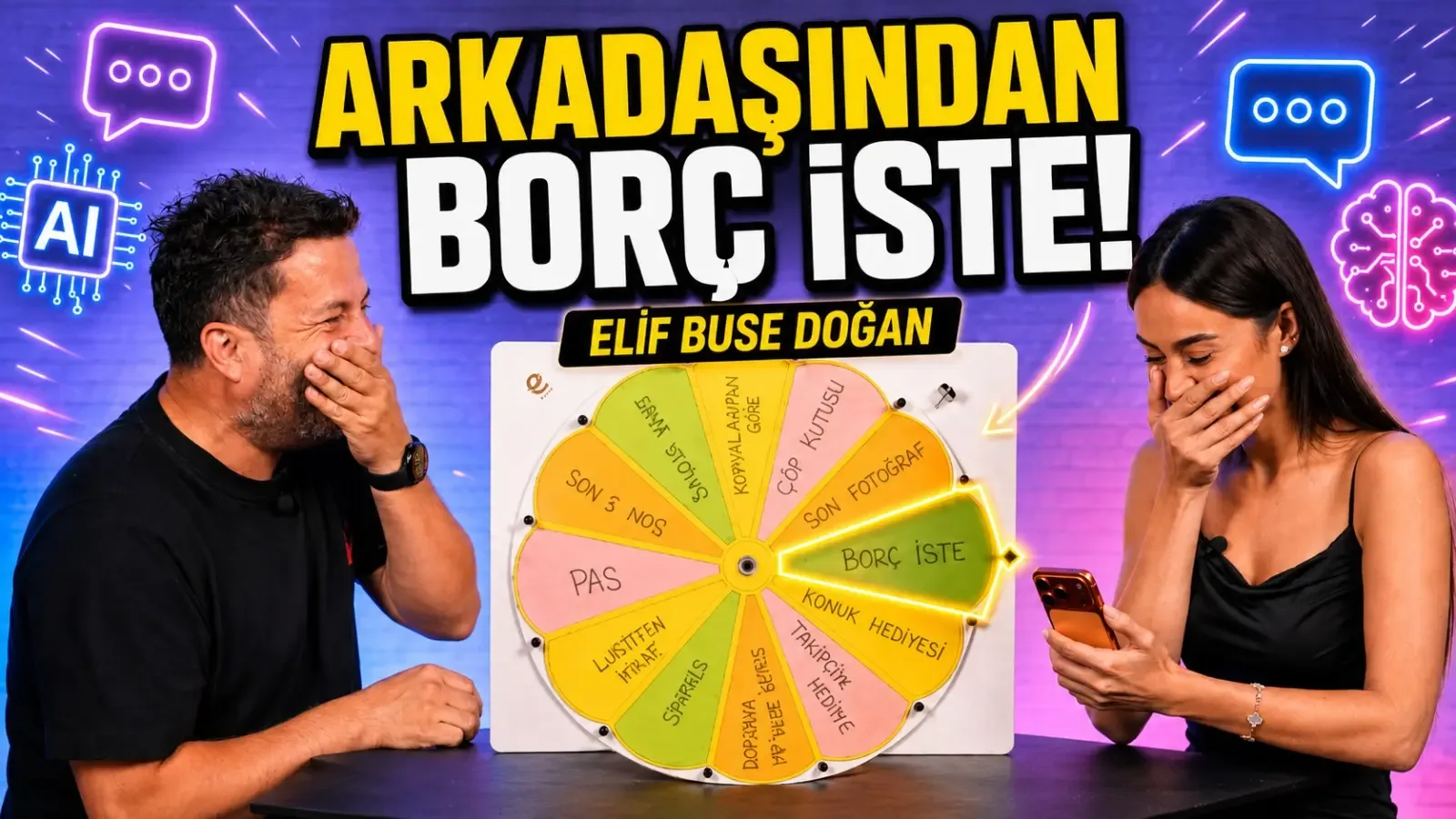 Elif Buse Doğan ile Çarkı Çevirdik: Borç İsteme Şakası ve Yapay Zeka Sohbetleri