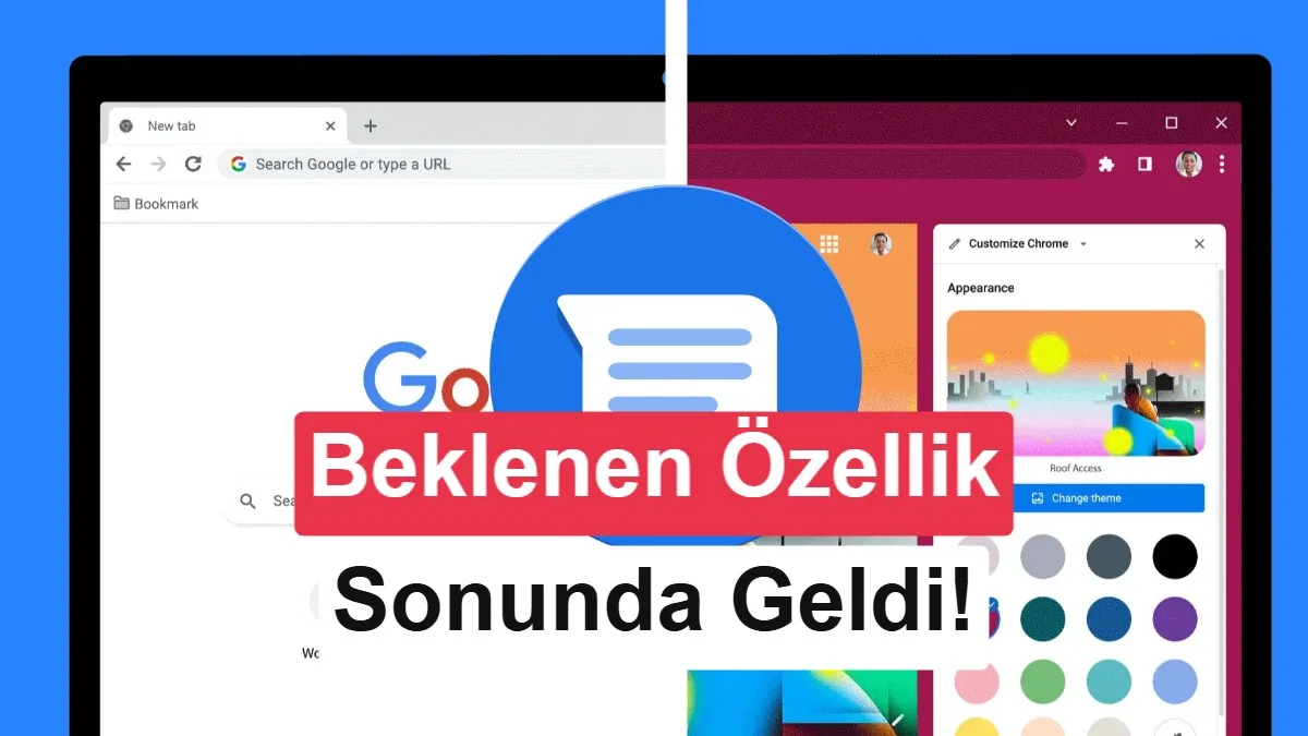 Google Mesajlar’da WhatsApp’tan İlham Alan Yeni Tema Özelliği