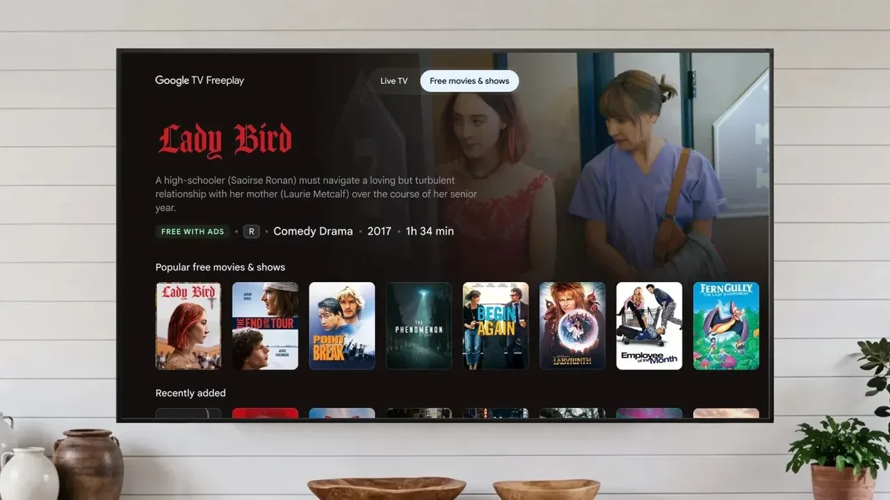 Google TV, 10.000’den Fazla Ücretsiz İçeriğe Erişimi Artırmaya Başladı