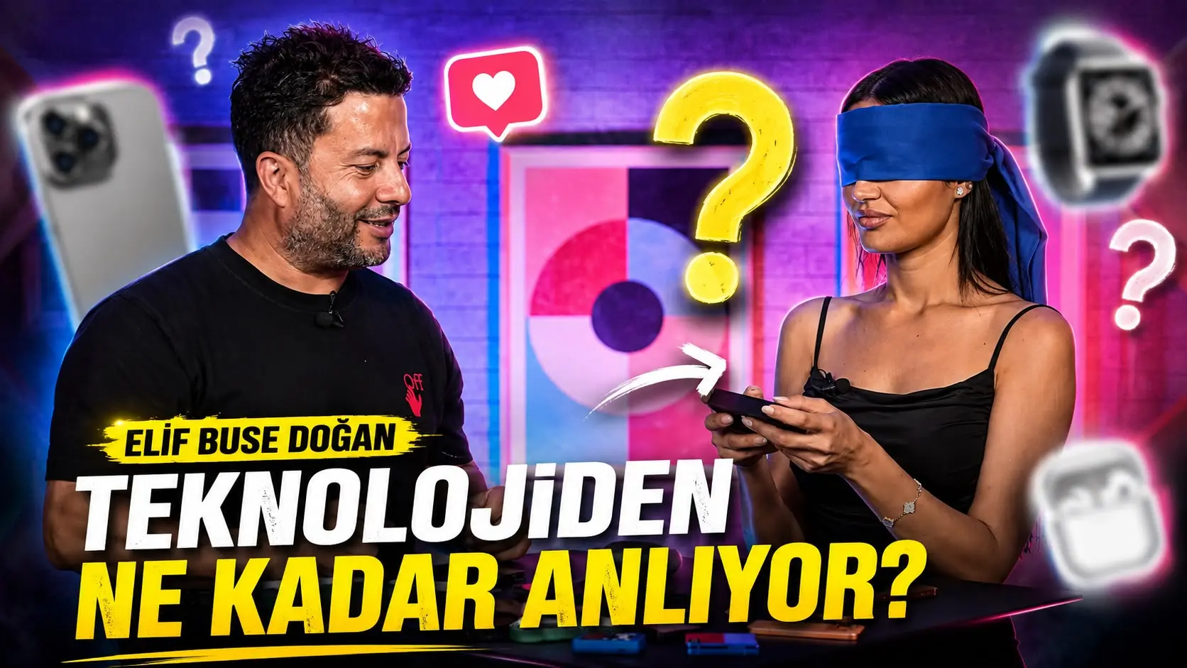 Gözler Kapalı Cihaz Tahmin Testi: Elif Buse Doğan’ın Teknolojik Cihazları Tahmin Ettiği Şaşırtıcı Anlar!