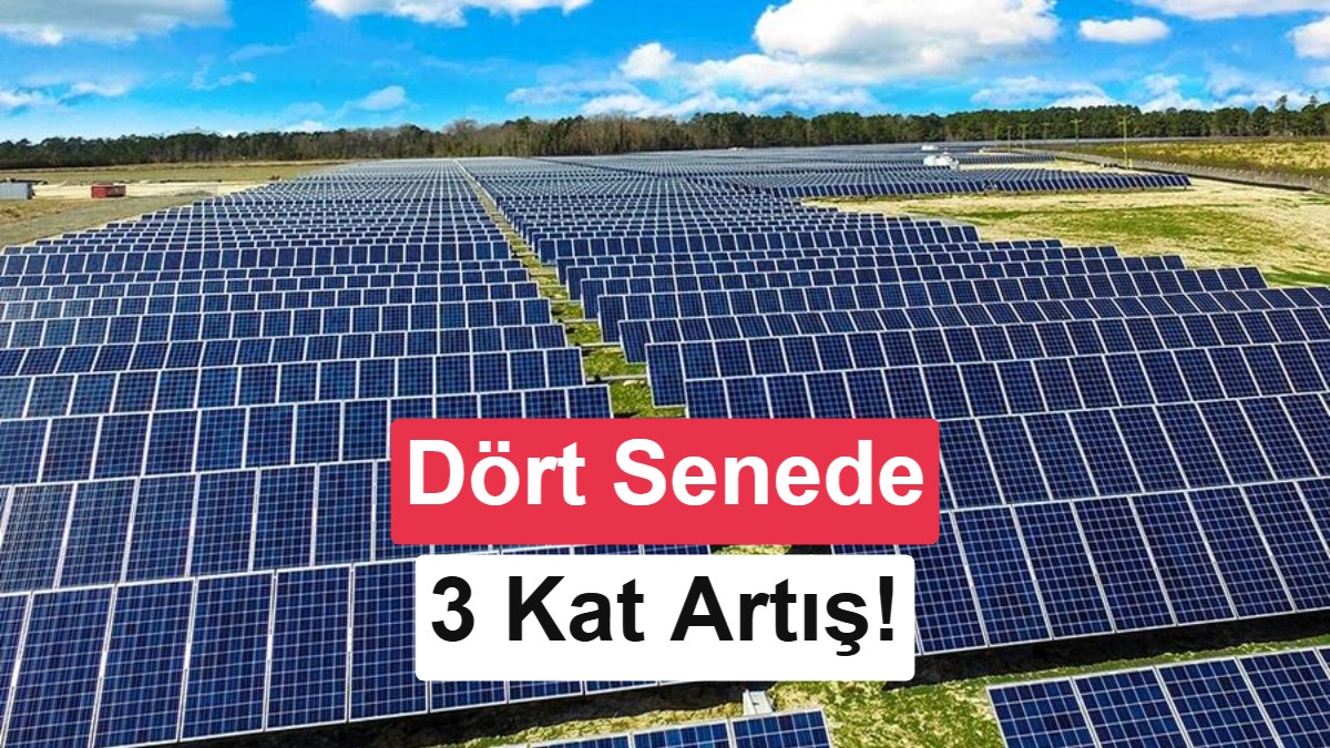 Güneş Enerjisinde 3 Teravatlık Eşiği Aşıldı: Dört Yılda 3 Kat Artış