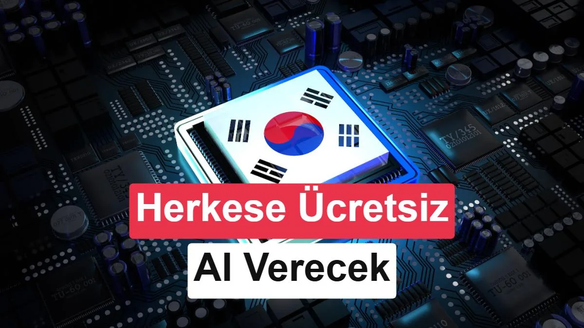 Güney Kore’ye Ücretsiz ve Limitsiz Yapay Zeka Erişimi Sunulacak