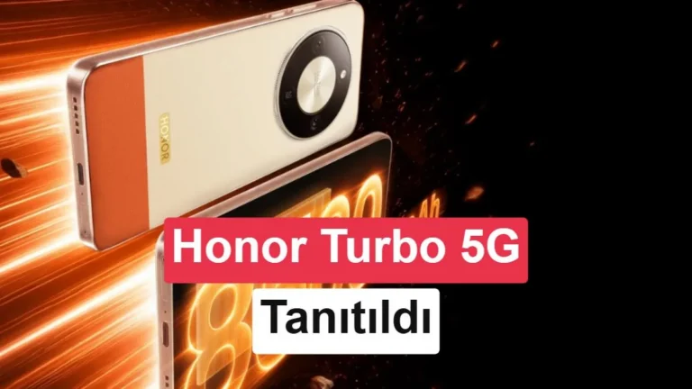 Honor Turbo 5G Tanıtıldı: Orta Segmentte Büyük Pil