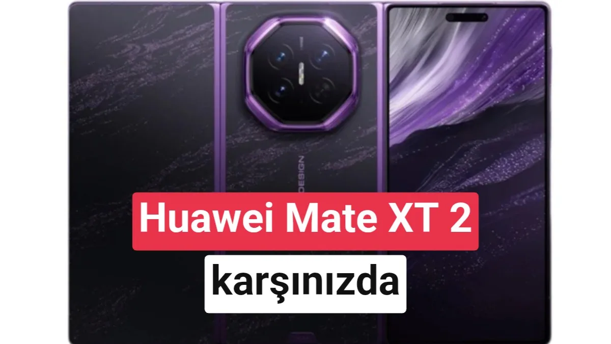 Huawei Mate XT 2, U Şeklinde Katlanarak Yeni Bir Görünüm Sunuyor